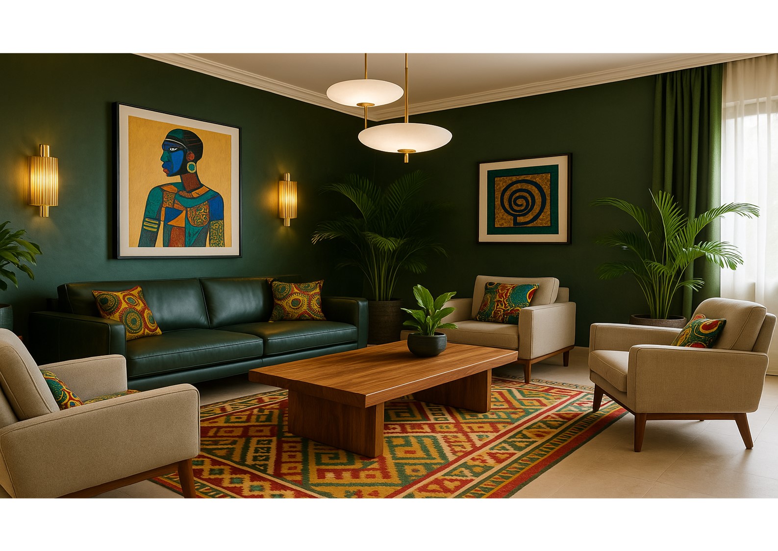 Salon Moderne Africain